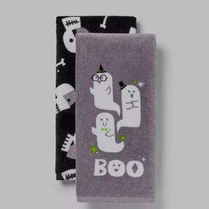 2 Pack Kitchen Towels, Hyde and Eek, 100% Cotton Hand Towels